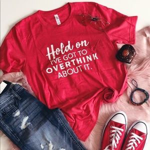 »CLEARANCE ITEM-FIRM« "Overthink About it" Tee